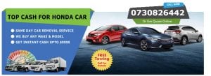 cash for honda wreckers