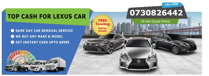 cash for lexus wreckers