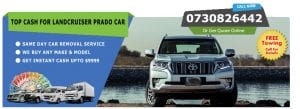 cash for prado wreckers