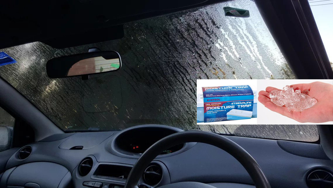 Use Crystal To Absorb Moisture Inside The Car